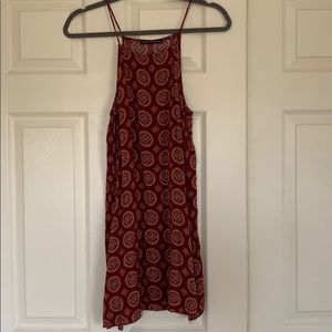 Brandy Melville Red Patterned dress